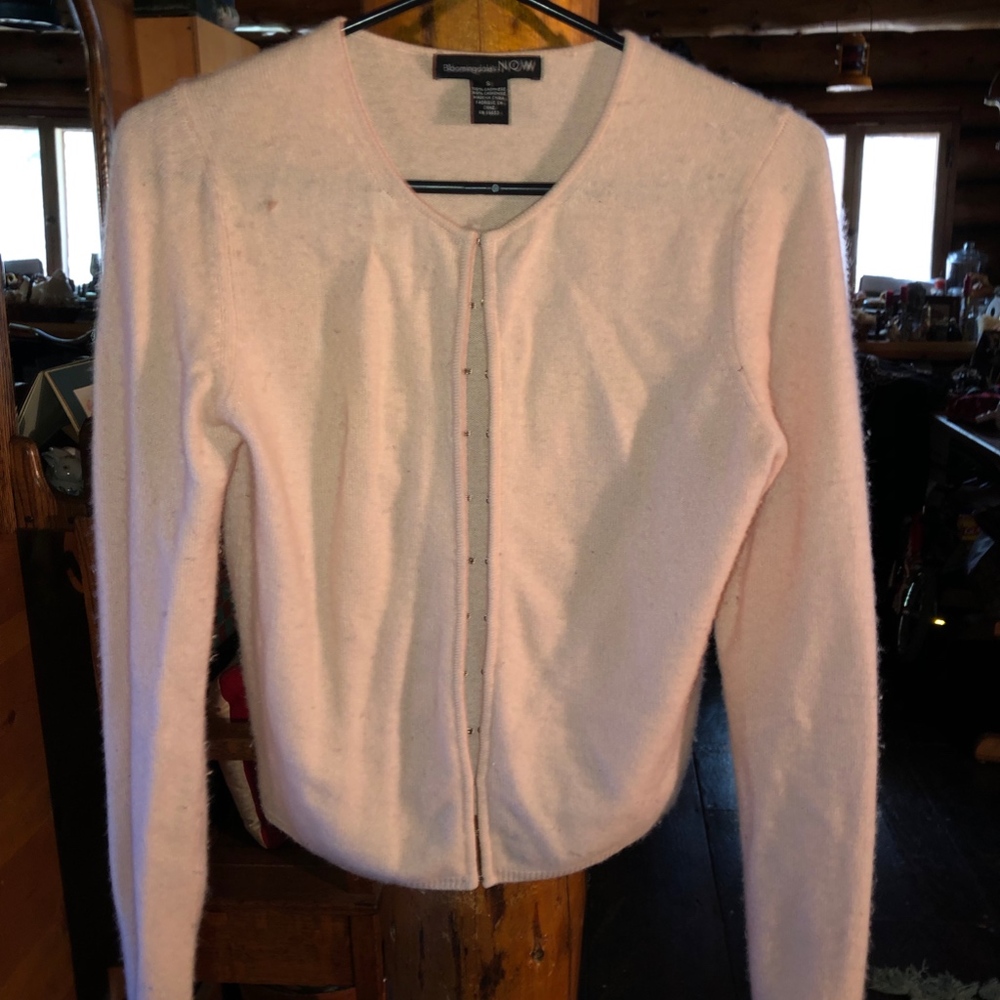 Bloomingdale's Now Cashmere Cardigan S